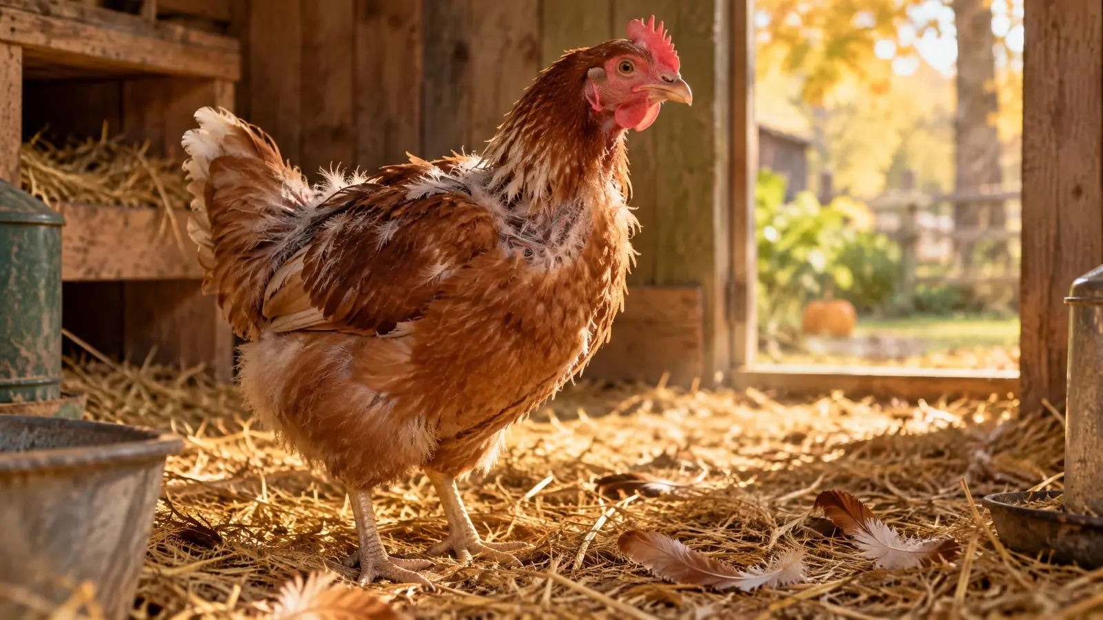 La mue des poules : durée, arrêt de ponte et alimentation