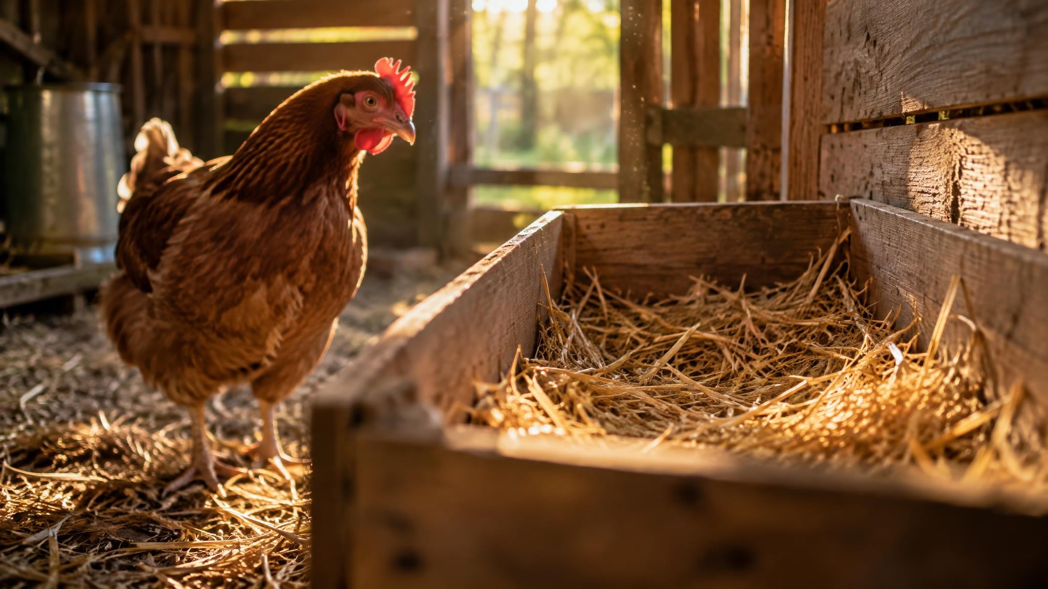 Mes poules ne pondent plus : 9 causes et comment relancer la ponte