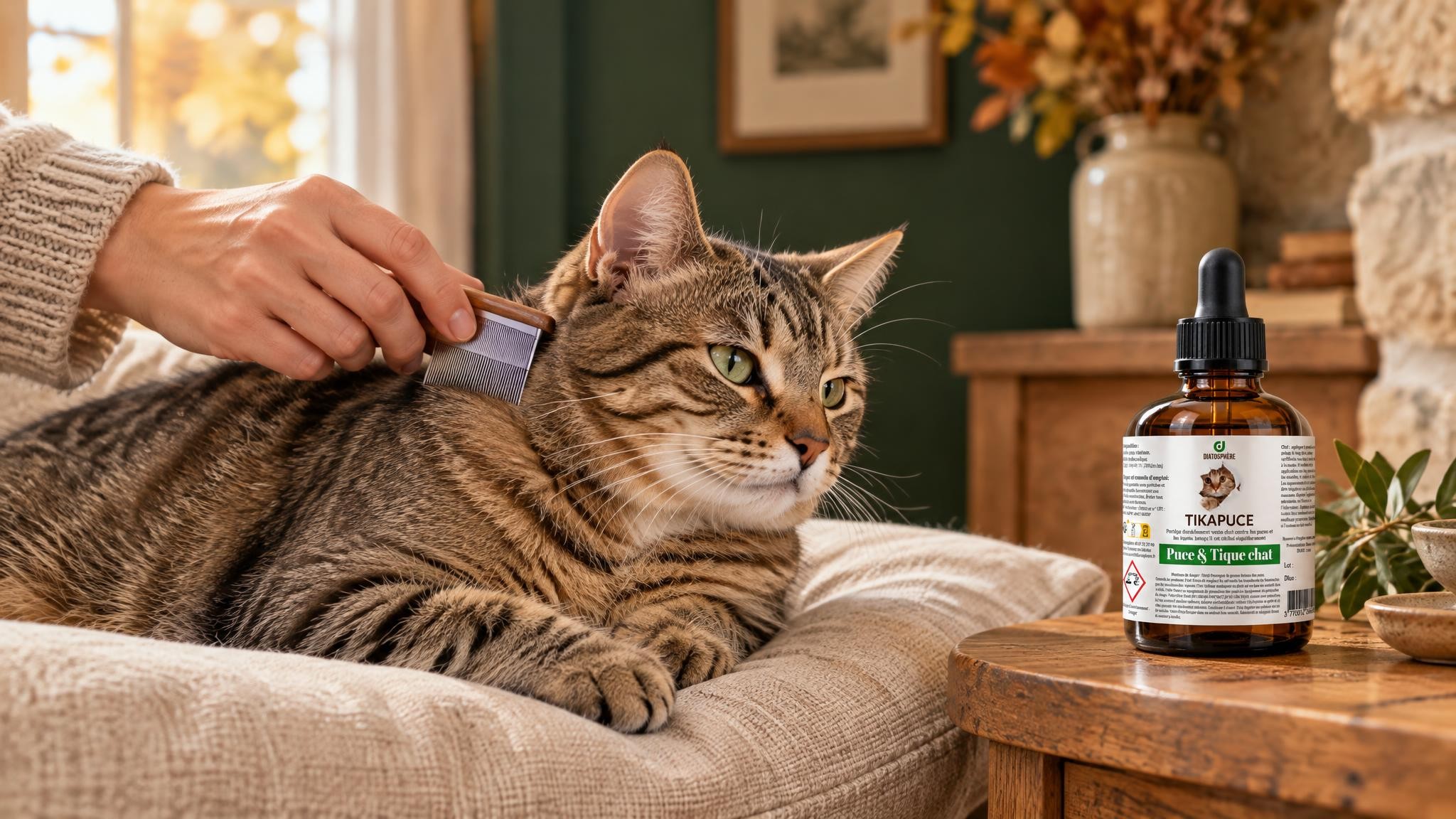 Puce chat : reconnaître les puces chez le chat et s'en débarrasser durablement