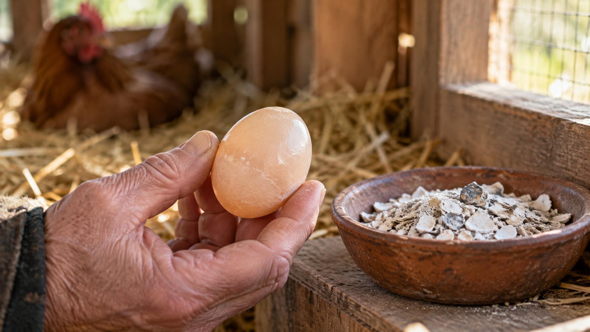 Oeuf sans coquille, coquille molle ou fragile : causes et solutions