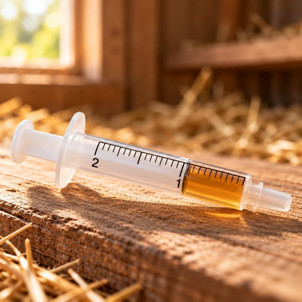 Seringue doseuse 2 ml sans aiguille Diatosphère remplie à 1 ml
