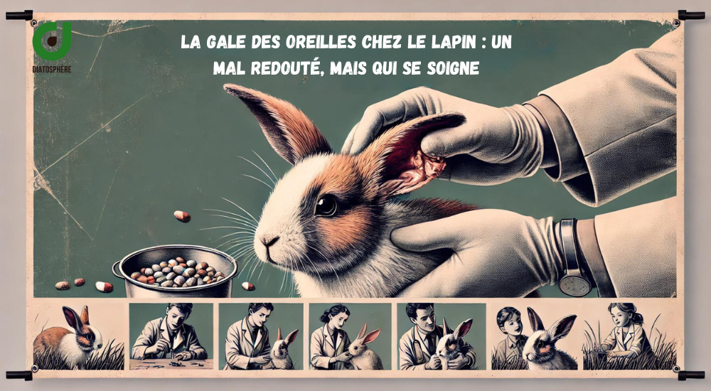 Traitement de la gale des oreilles du lapin