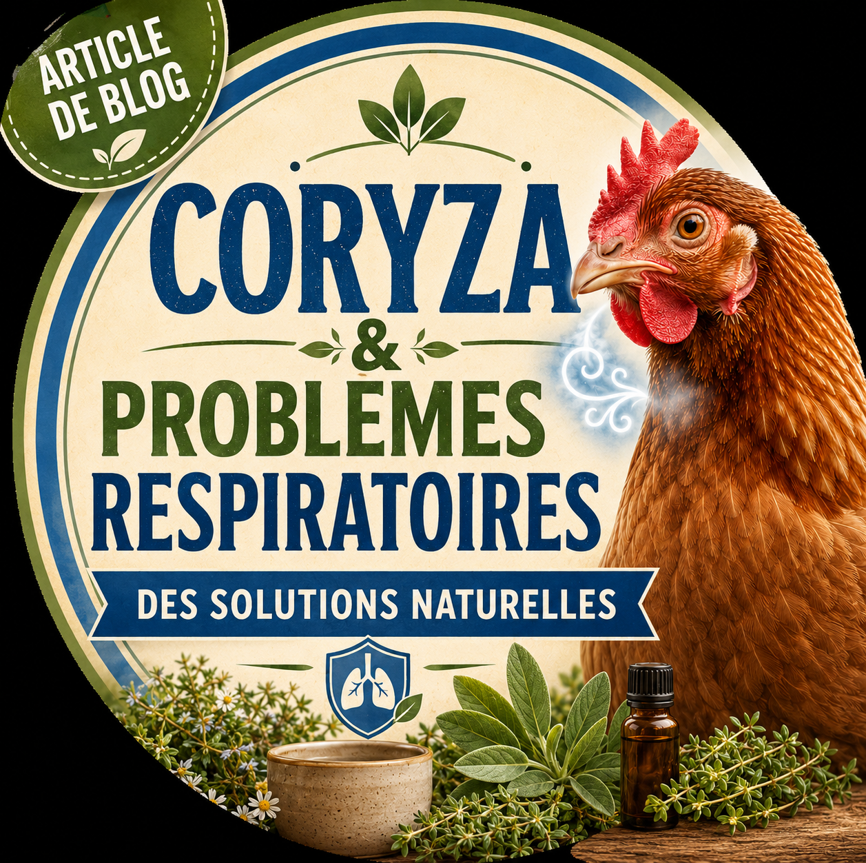 article sur les probleme de coryza des poules 