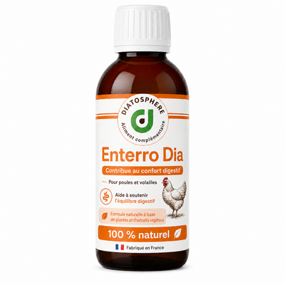 Produit contre la diarrhèe  et l'entèrite des poussins et volaille entero dia diatosphère
