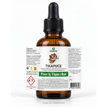 Tikapuce chat Diatosphère en flacon pipette verre ambré 50 ml sur fond clair, étiquette produit visible, image non contractuelle