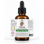 Tikapuce chat Diatosphère en flacon pipette verre ambré 50 ml sur fond clair, étiquette visible, image non contractuelle