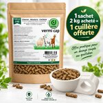 Vermi Cap sachet de 2 kg : une cuillère doseuse Diatosphère offerte