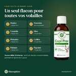 Capi Prev pour poules, poussins, canards, oies, pintades, cailles, faisans et pigeons