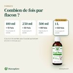 Capi Prev formats 100 ml, 250 ml, 500 ml et 1 litre : nombre dutilisations par flacon