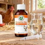 Enterro Dia et sa seringue doseuse fournie pour mesurer la dose