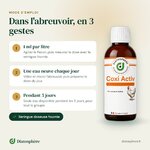 Coxi Activ mode demploi : 1 ml par litre deau, mesuré avec la seringue doseuse fournie, pendant 5 jours