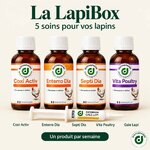 La LapiBox Diatosphère : 5 soins pour vos lapins, un produit par semaine