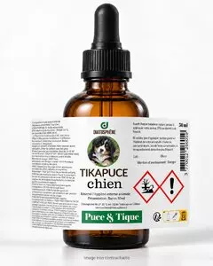 Flacon pipette Tikapuce Chien Diatosphère 50 ml
