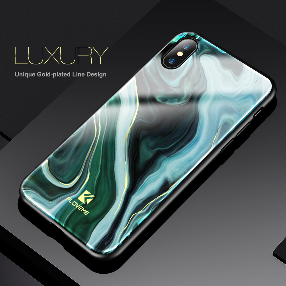 FLOVEME-2018-New-Luxury-Phone-Case-For-iPhone-X-Agate-Pattern-Cases-for-Apple-iPhone-7