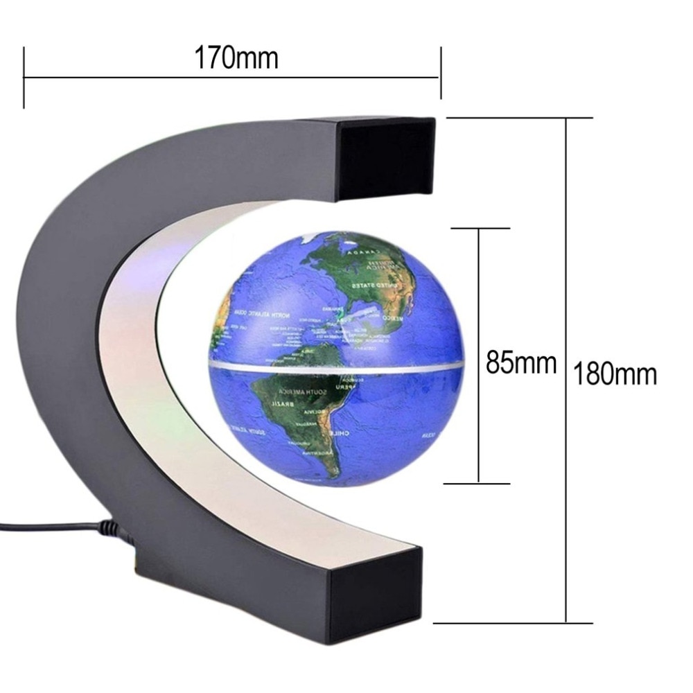 Ue-bleu-l-vitation-Anti-gravit-Globe-magn-tique-flottant-Globe-monde-carte-lumi-re-LED