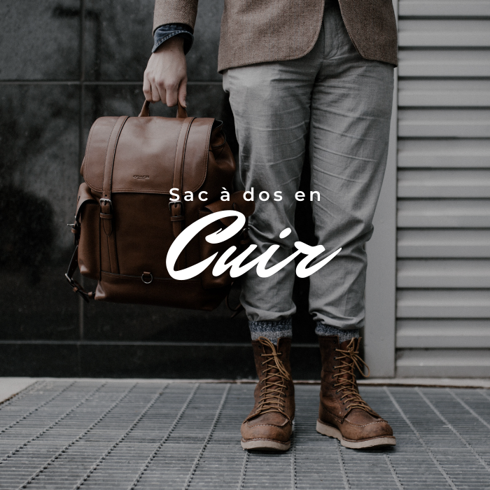 sac à dos en cuir Life Peak