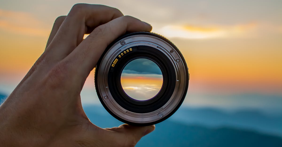 objectif dslr noir et argent