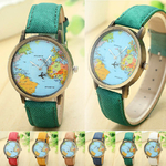 Fashion-Global-Travel-By-Plane-Map-Men-Women-Watches-Casual-Denim-Quartz-Watch-Casual-Sports-Watches