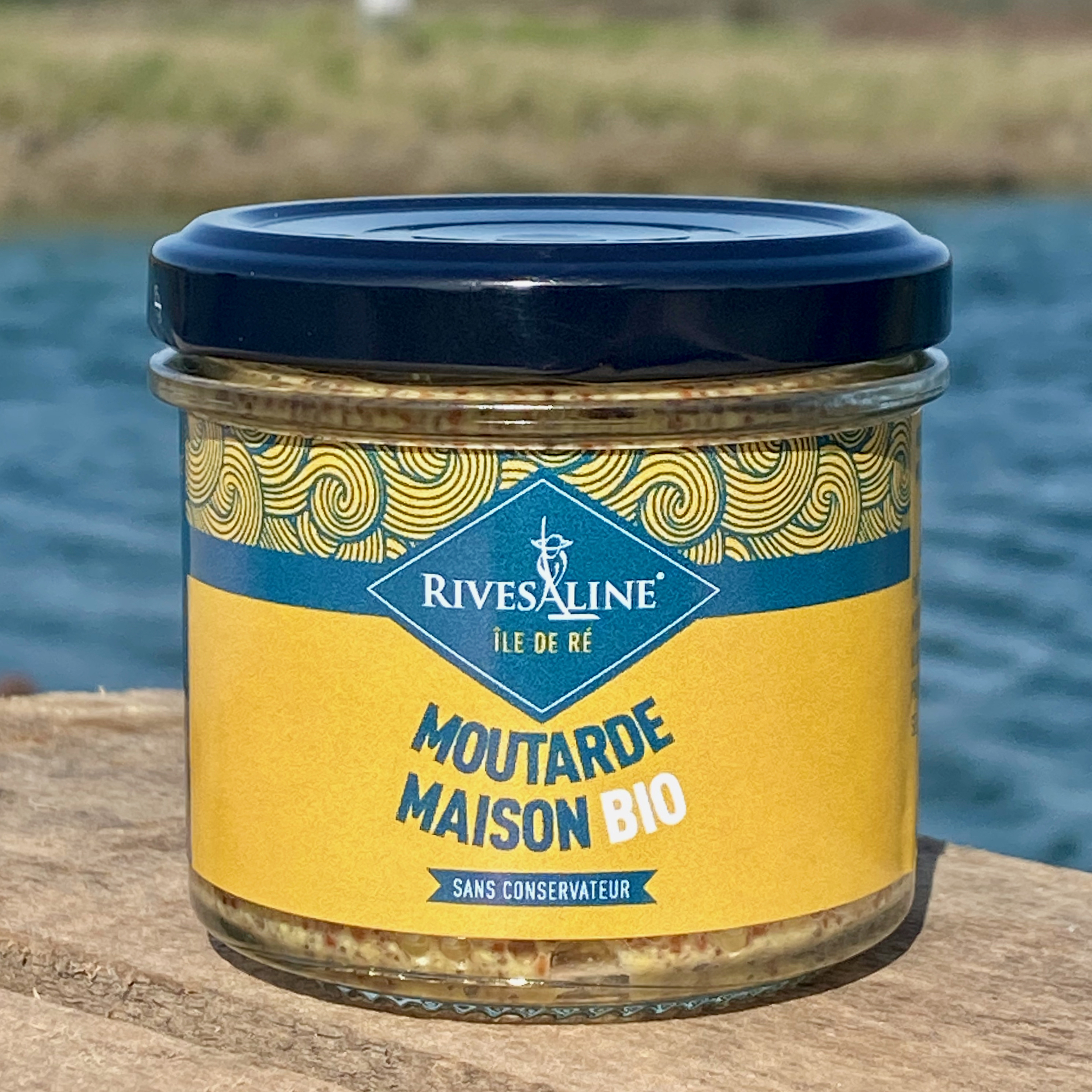 Moutarde maison BIO 100g - RIVESALINE-www.luxfood-shop.fr