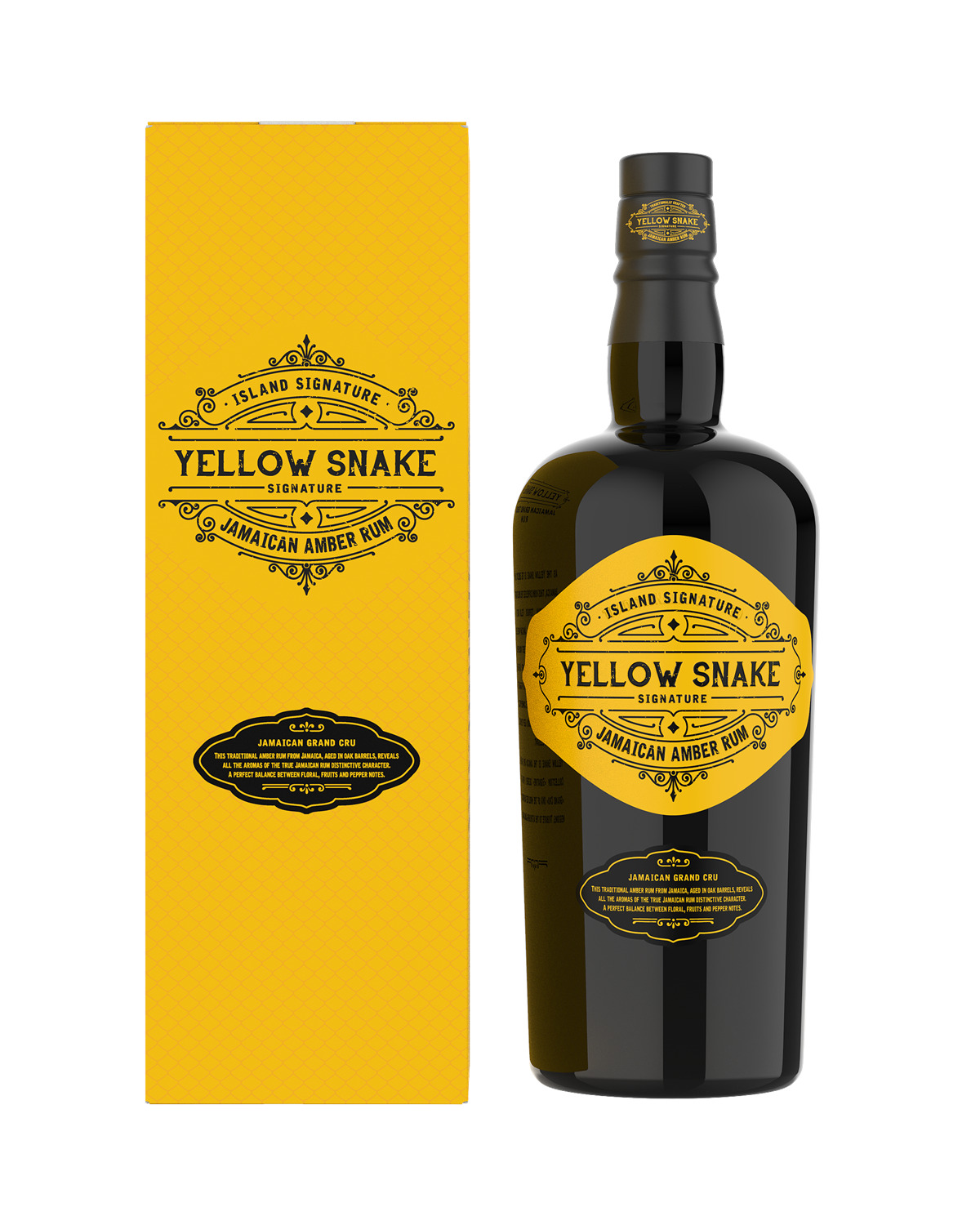 RHUM YELLOW SNAKE + ÉTUI-www.luxfood-shop.fr