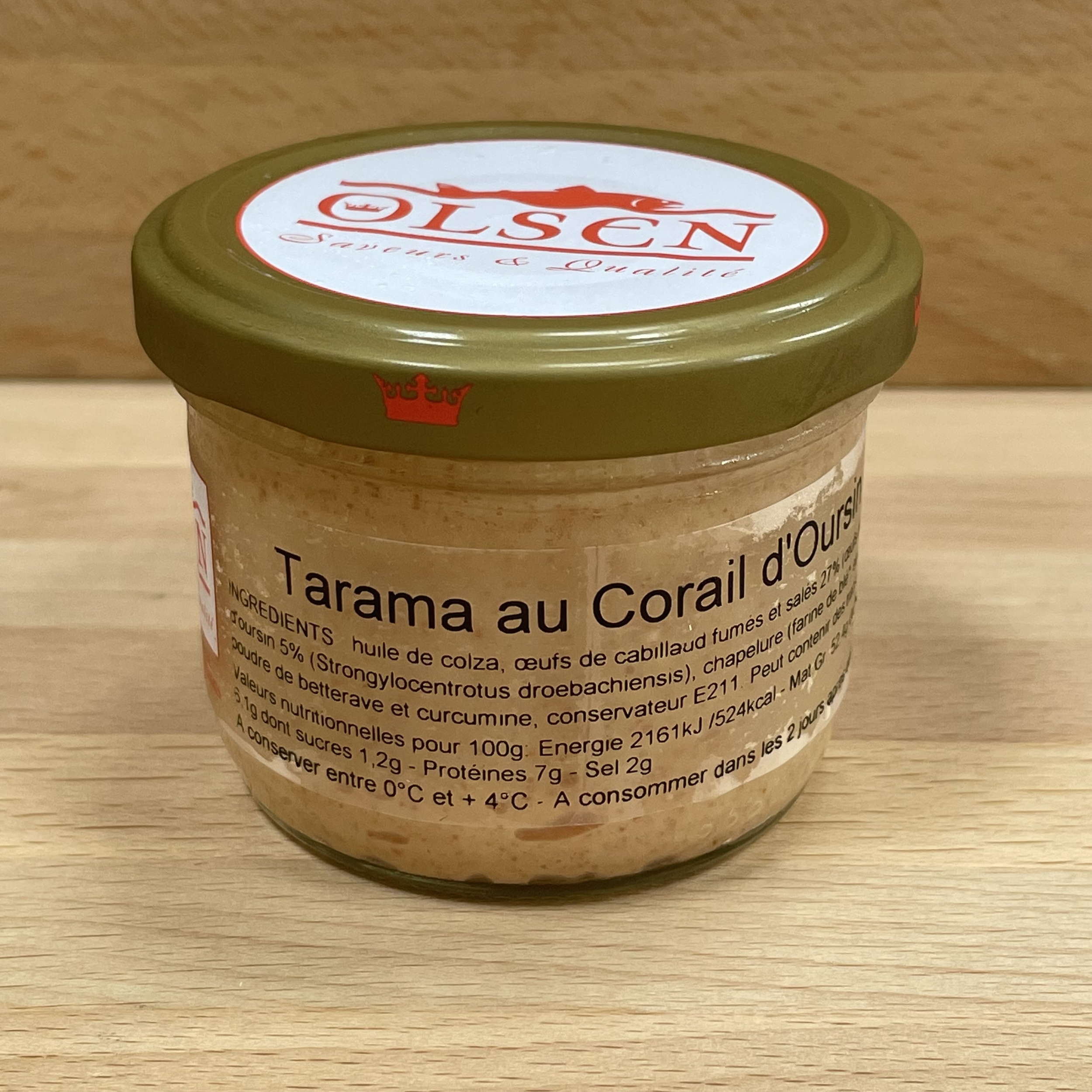 Tarama au corail d'oursin 90g-OLB32B-olsen-www.luxfood-shop.fr