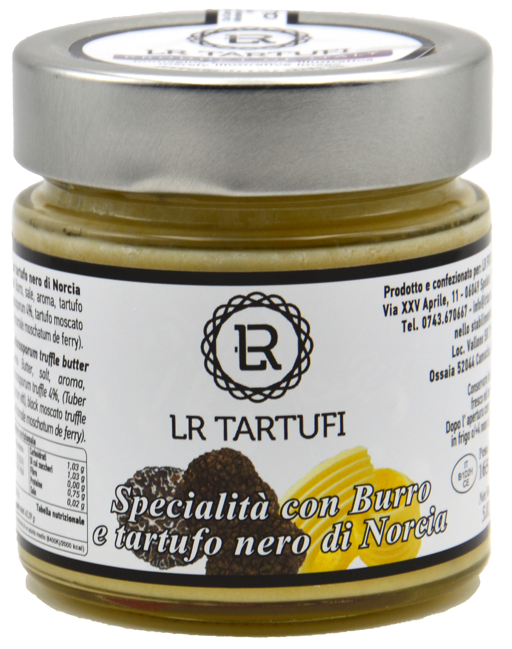 Beurre truffe noire 165gr - LR Tartufi
