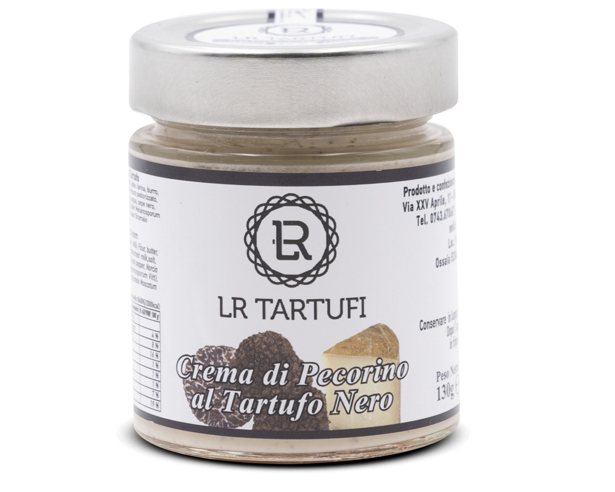 Crème de Pecorino truffe noire 130gr - LR Tartufi