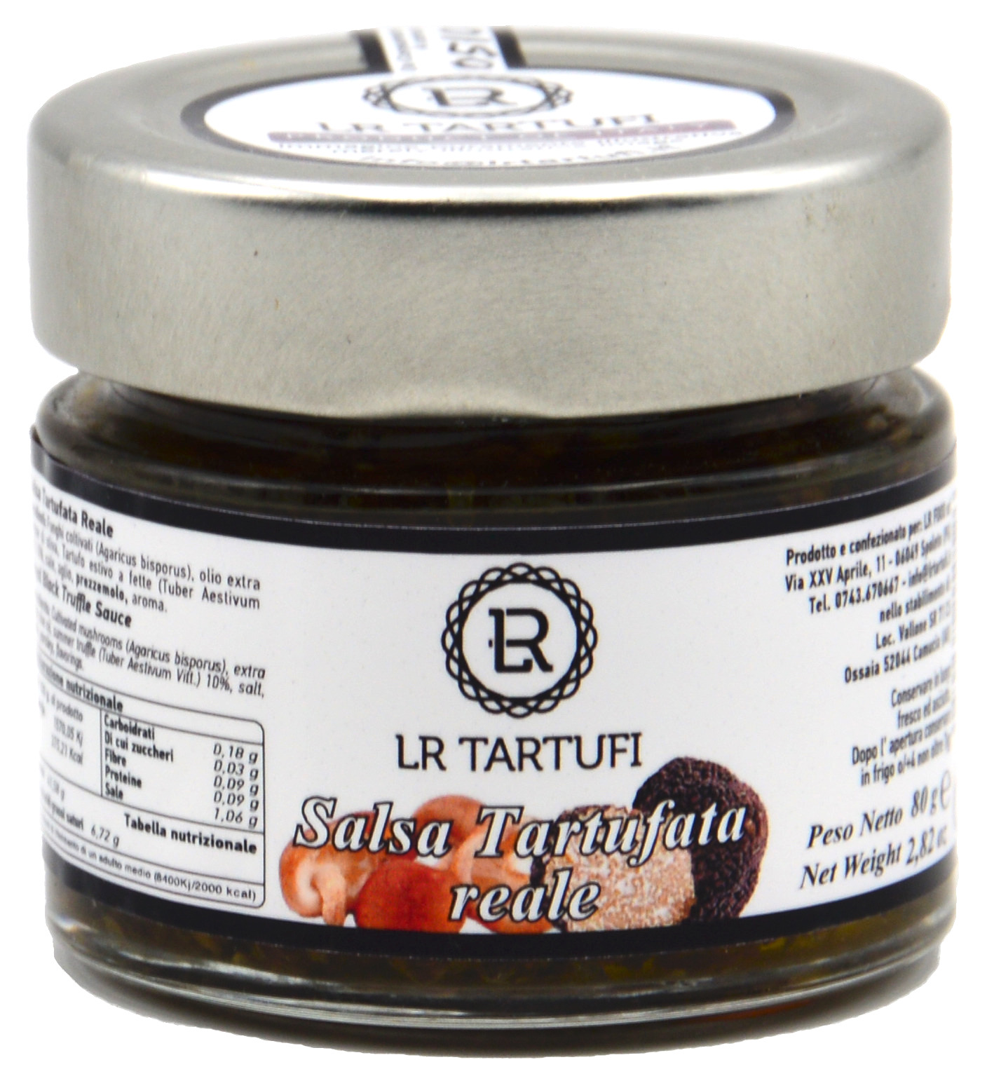 Sauce à la truffe Royale 80gr- LR Tartufi - LR Tartufi