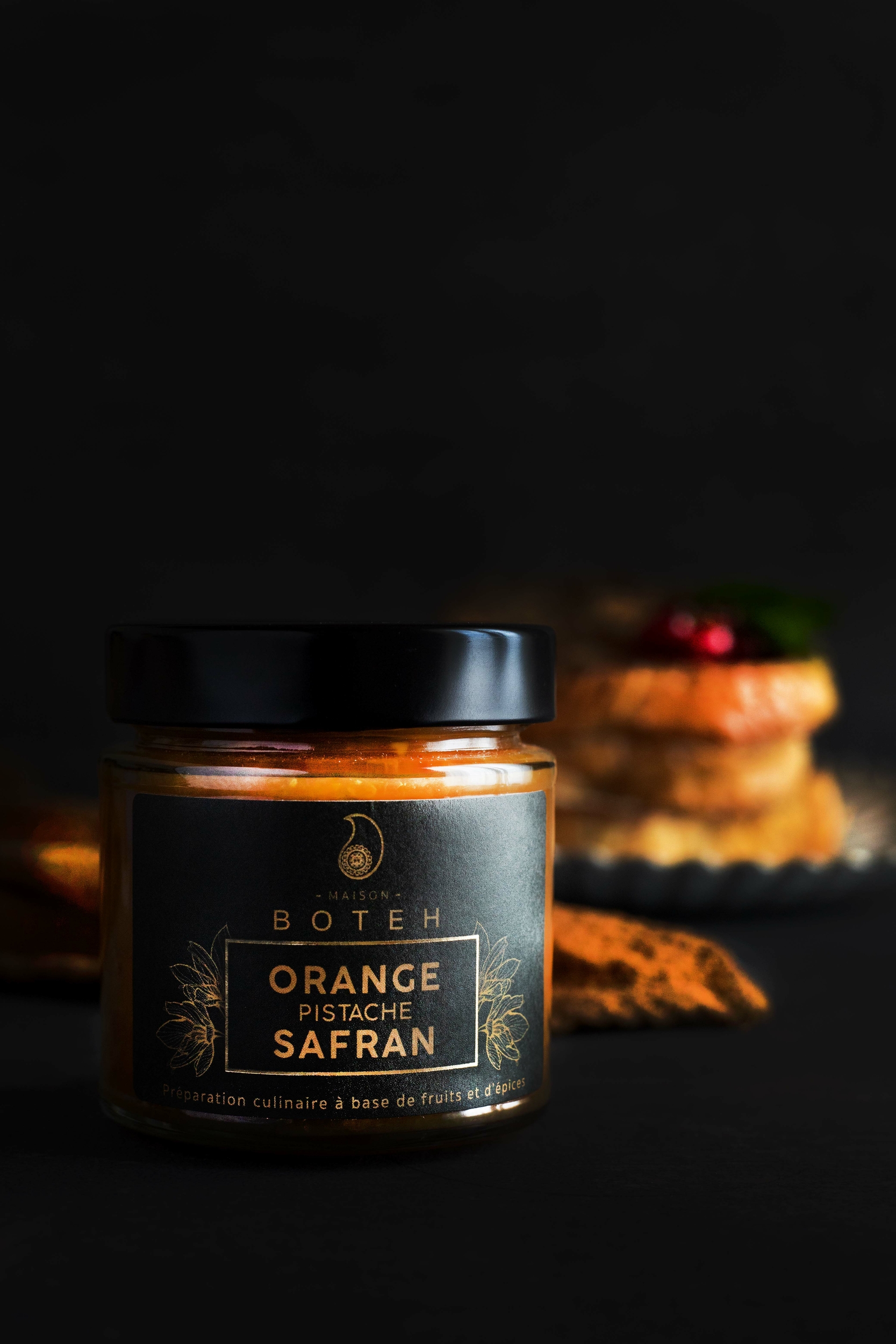 Orange-pistache-safran-Maison BOTEH