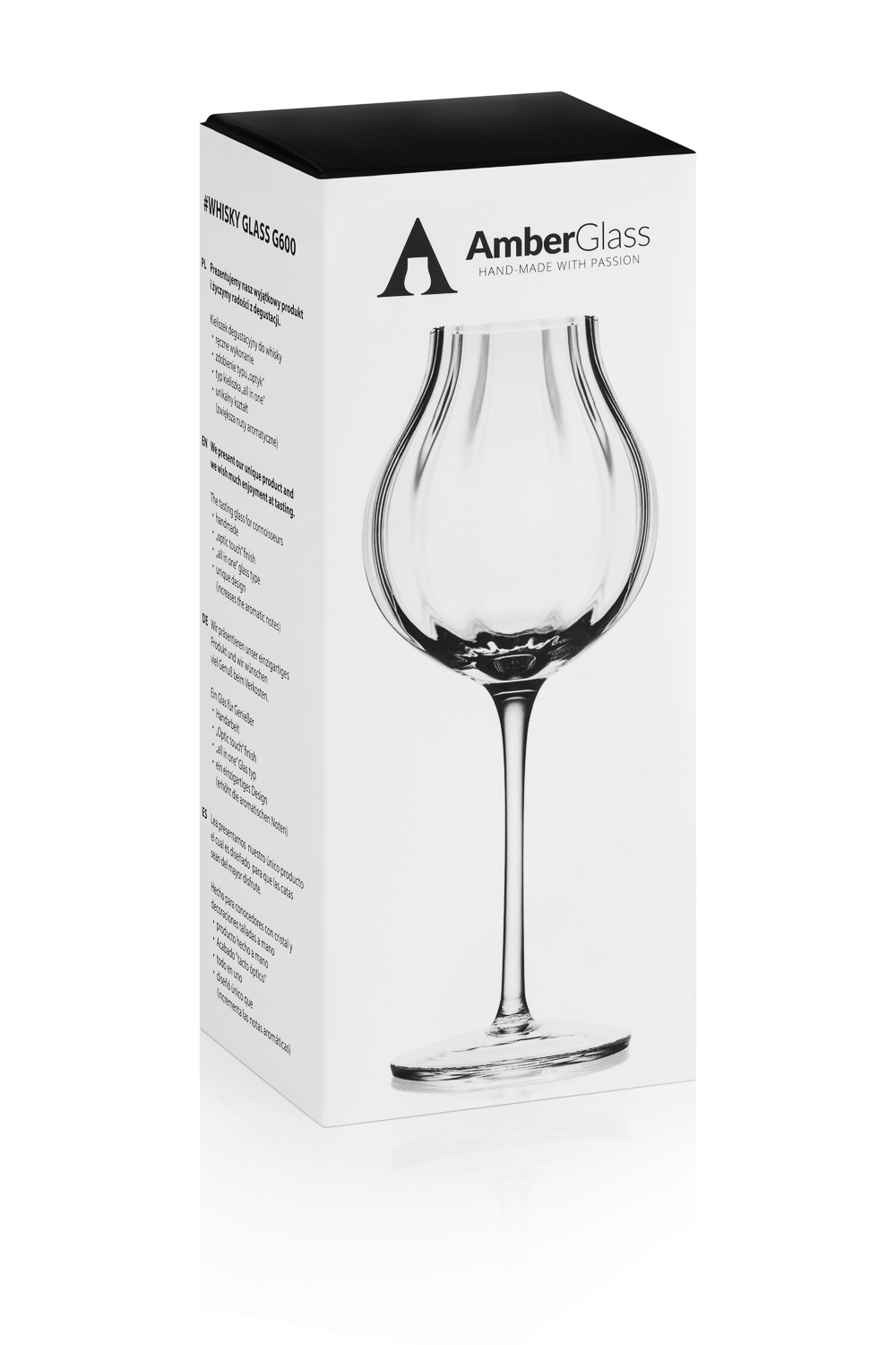 G600 AmberGlass Verre de dégustation Whisky fabriqué à la main-2