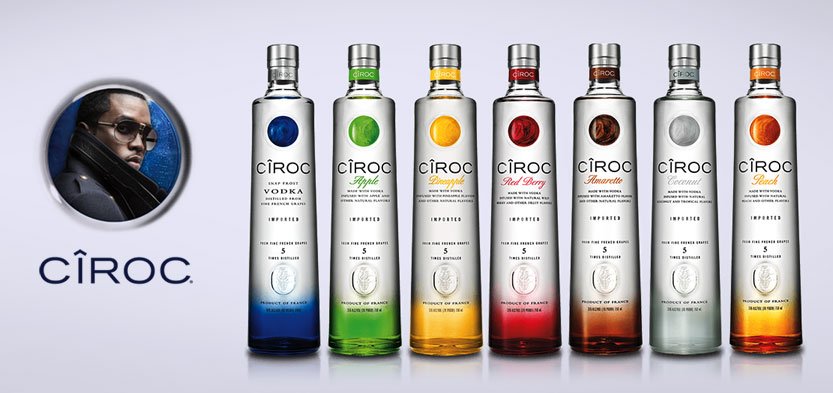 Vodka française Cîroc La collection www.luxfood-shop.fr