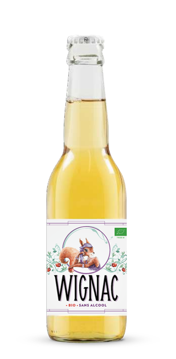 La Lady Squirrel 33cl Cidre sans alcool Bio WIGNAC,Cidre Bio français Wignac
