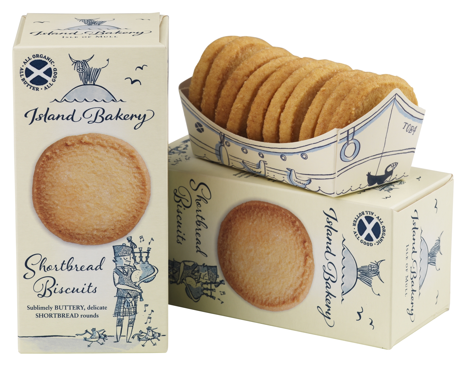 Biscuits Shortbread (pur beurre) Island Bakery biscuits écossais