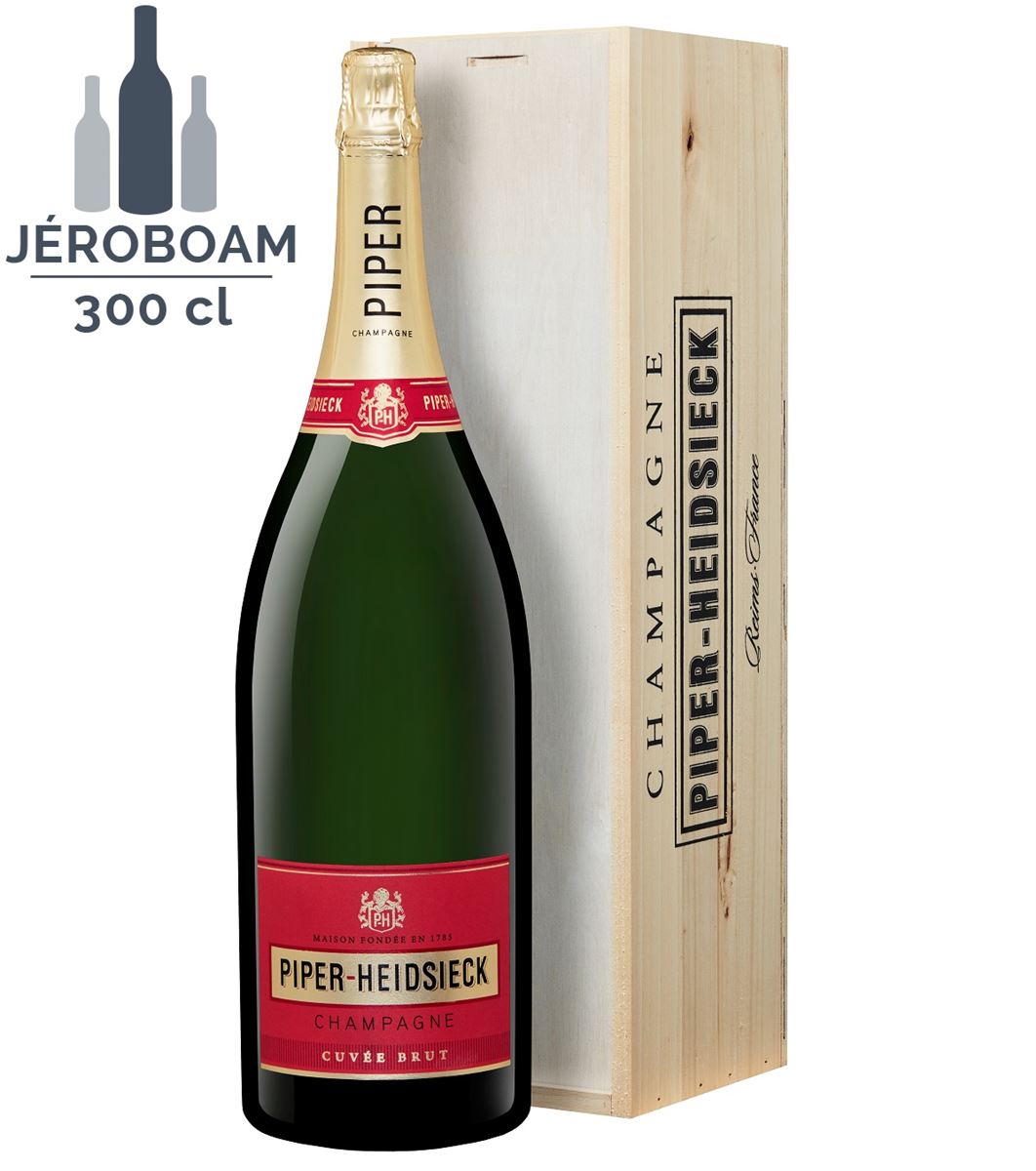 Champagne piper-Heisieck Cuvée brut Jéroboam www.luxfood-shop.fr