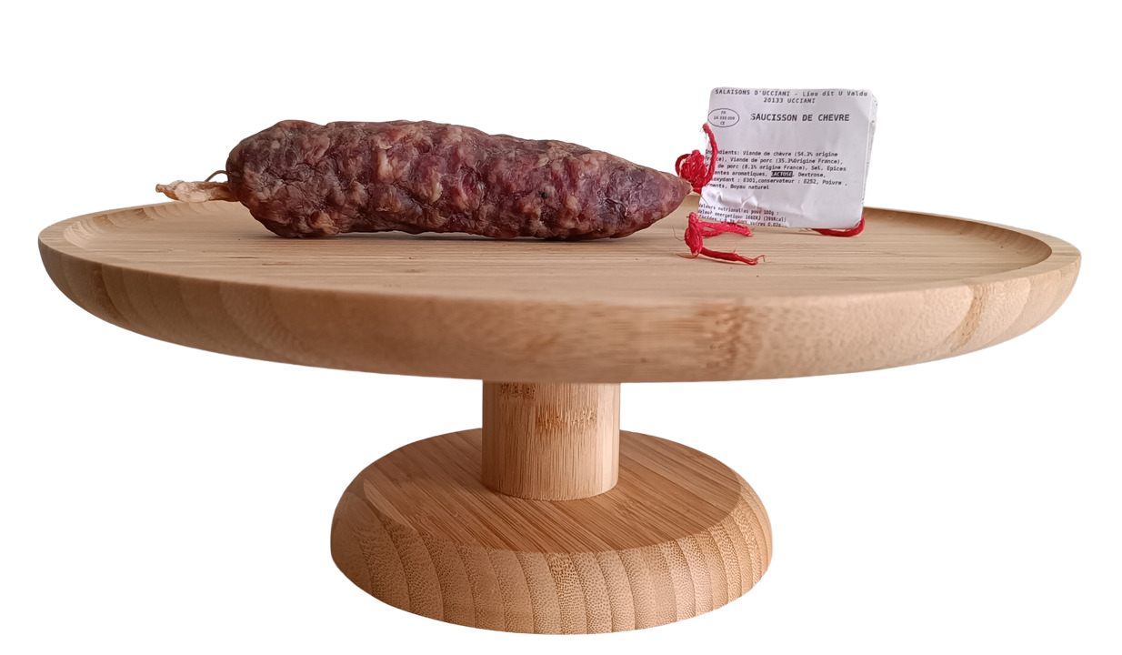 Saucisson de chèvre,Salaisons d’ Ucciani,Charcuterie Corse