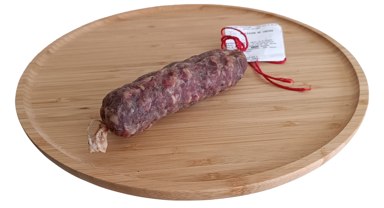 Saucisson de chèvre,Salaisons d’ Ucciani,Charcuterie Corse