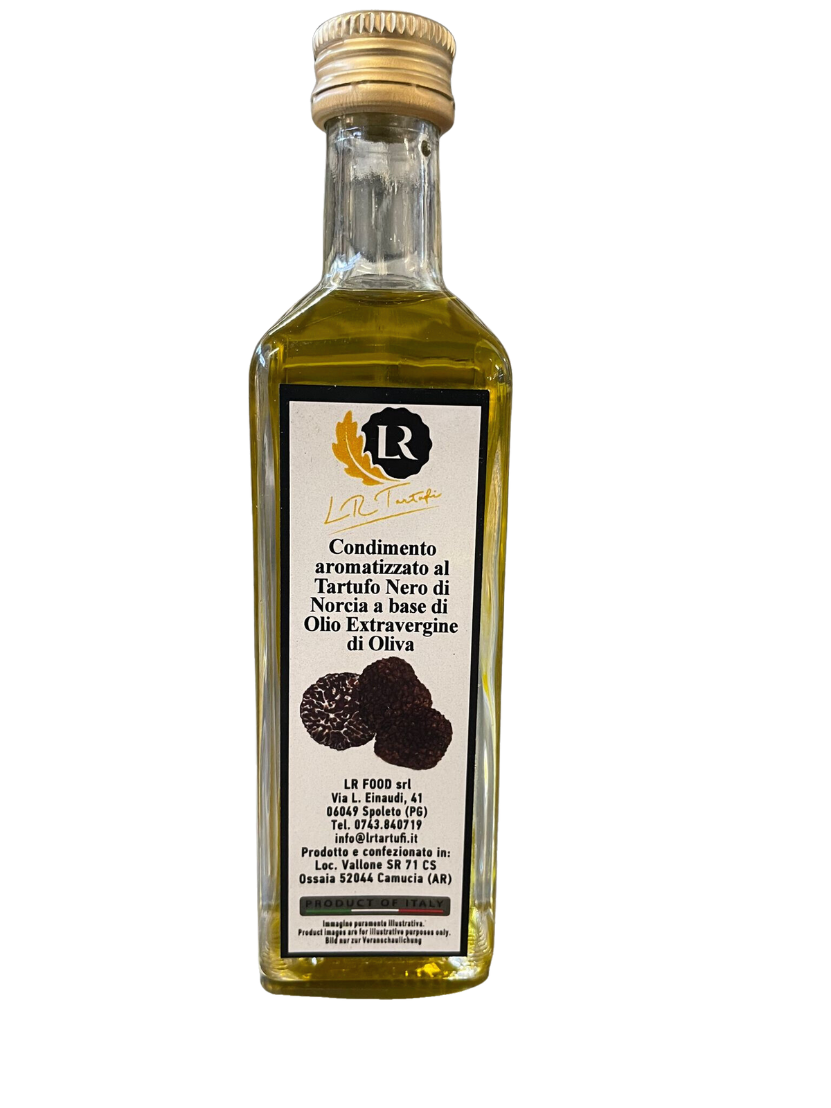 huile truffe noire recto 55ml - LR TARTUFI