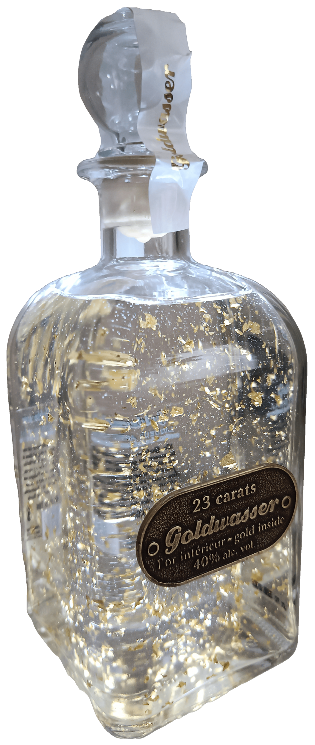 Vodka Goldwasser avec des Paillettes d’or 23 carats
