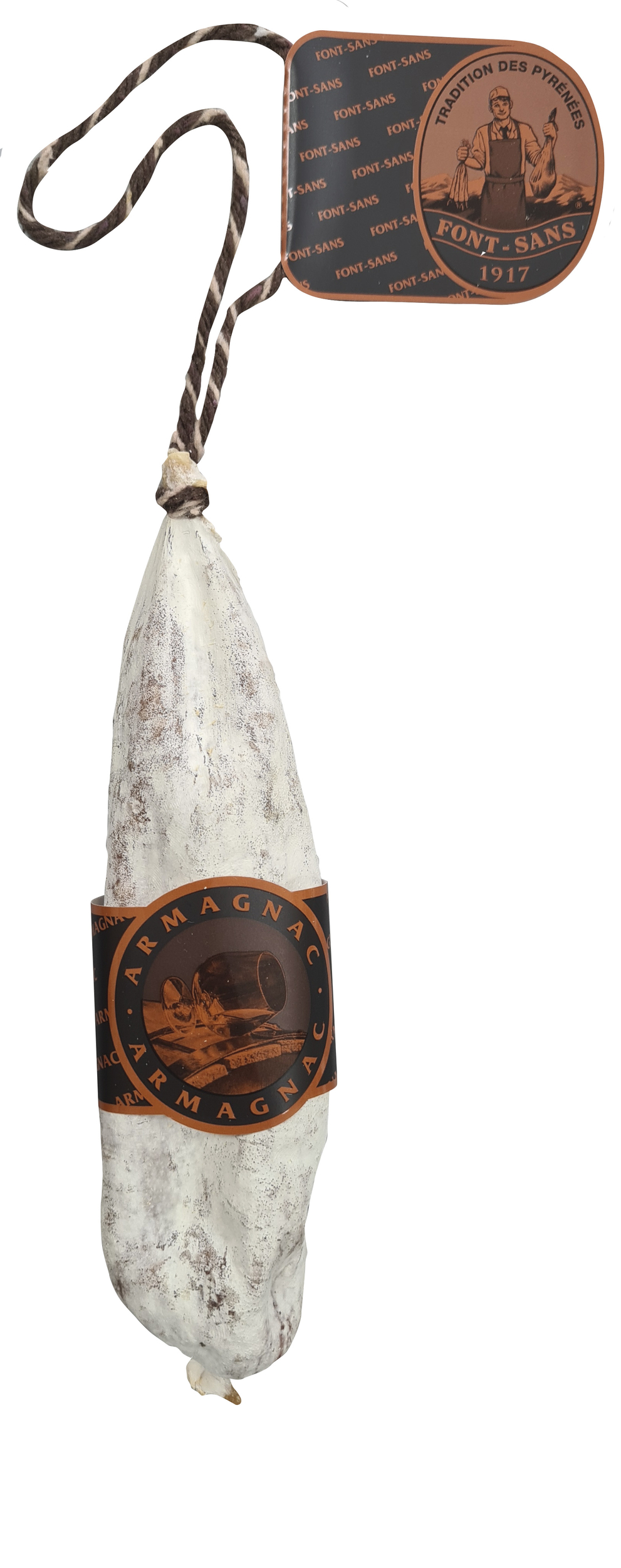 Saucisson paysan  armagnac VSOP - Font-Sans