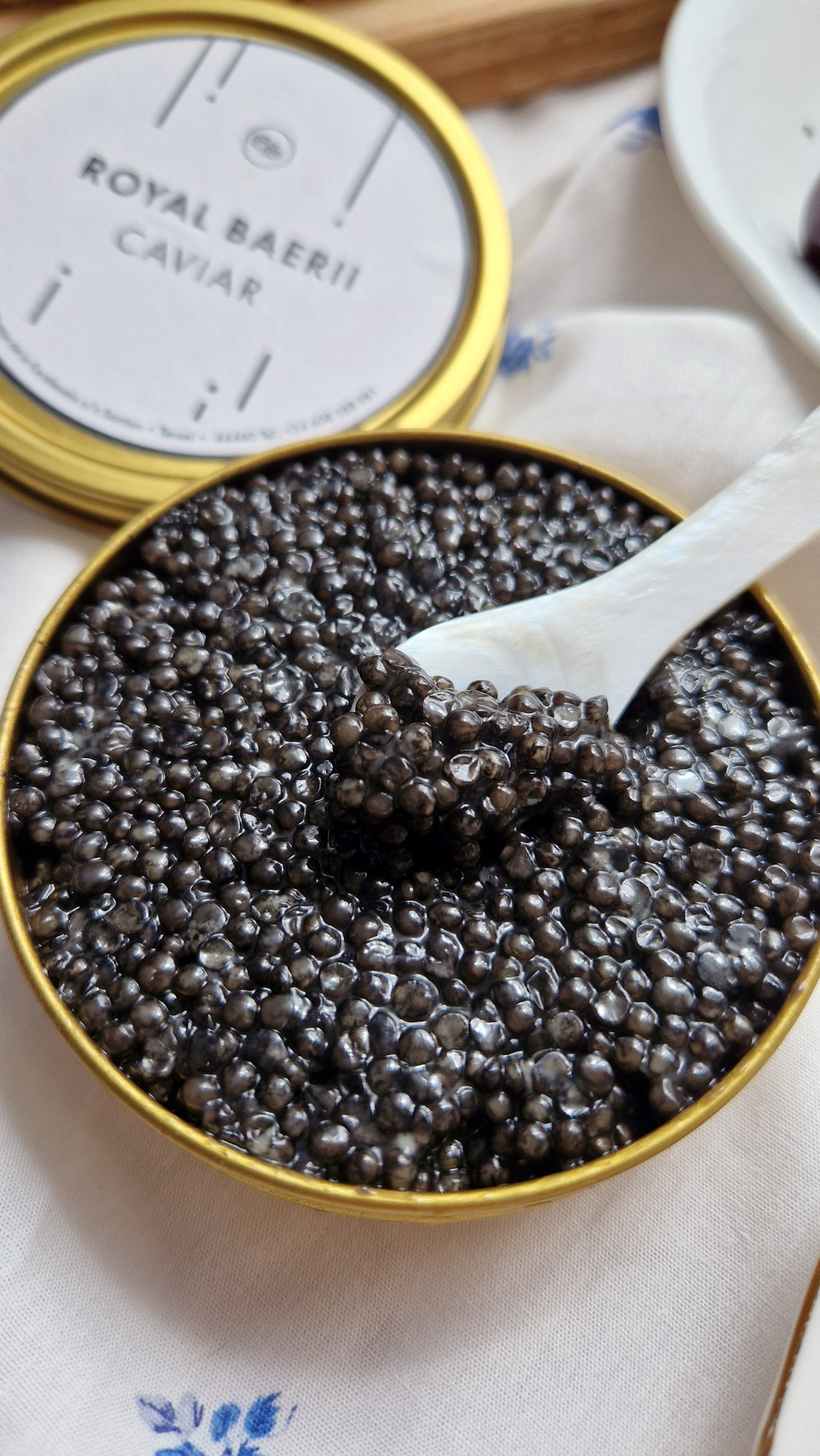 Caviar Royal Noir classique Baerii esturion