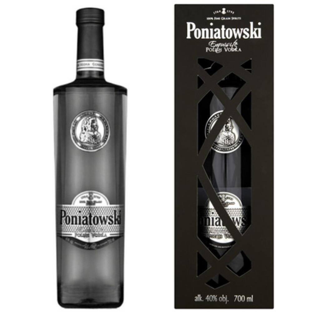 Poniatowski Vodka avec boite cadeau www.luxfood-shop.fr