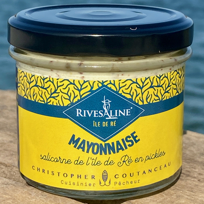 Mayonnaise salicorne en pickles 100g - RIVESALINE Île de RÉ