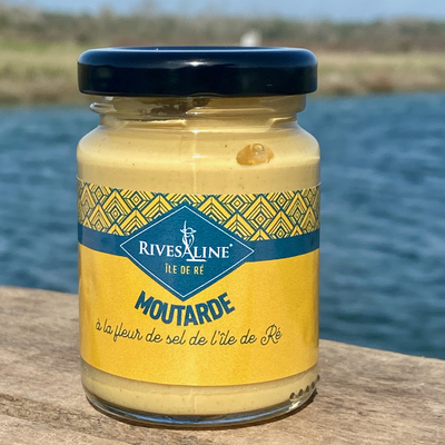 Moutarde à la fleur de sel 100 g - RIVESALINE Île de RÉ
