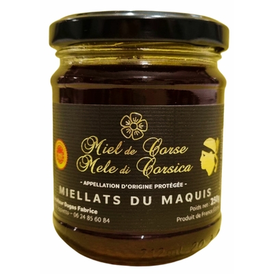 Miellats du Maquis miel de Corse AOP-AOC 250g - Fabrice Dugas