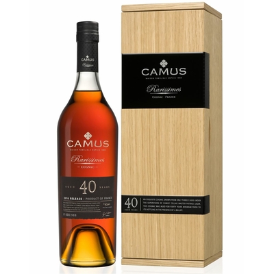 Cognac CAMUS 40 ans d' âge RARISSIMES brun