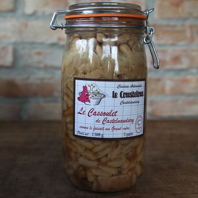Cassoulet de Castelnaudary Bocal de 1,5kg - Le Coustelous