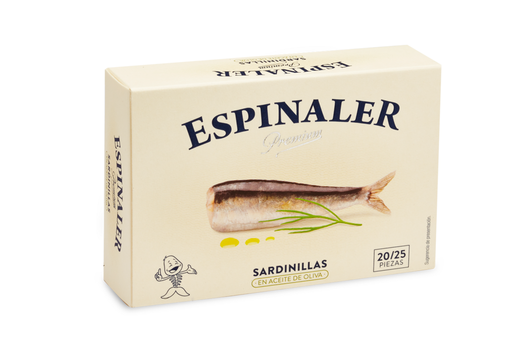 PETITES SARDINES À L'HUILE D'OLIVE ESPINALER conserverie artisanale gourmet