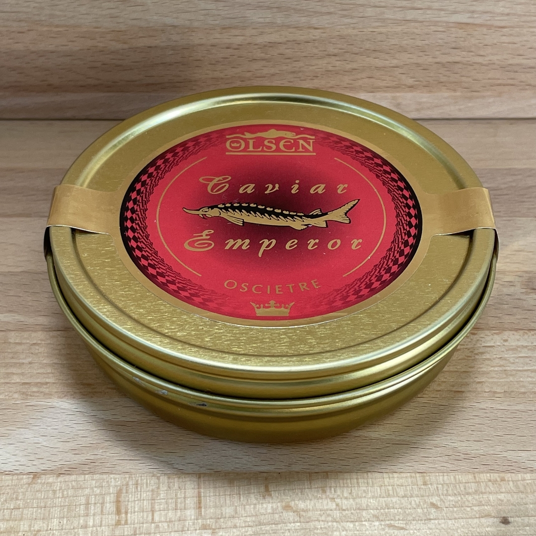 Caviar Osciètre boîte 30g - Caviars Emperor OLSEN