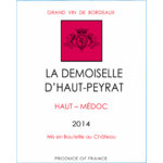 La demoiselle D haut-Peyrat étiquette www.luxfood-shop.fr
