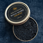 Caviar Royal Baerii smoked -caviar fumé Esturion de sarrion www.luxfood-shop.fr